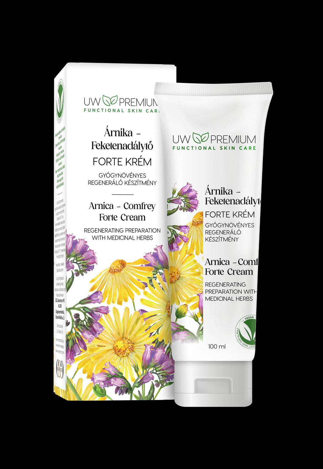 Uw premium arnika krém  s Kostihojom lekárskym  100 ml v tube - 92595