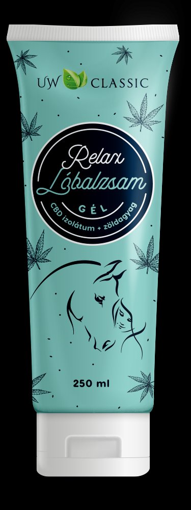Uw classic konský balzam relax gél s izolátom cbd  250 ml v tube - 92280