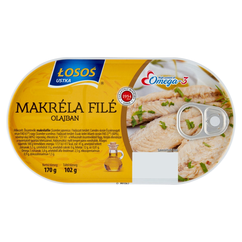 V oleji z makrelového oleja 170 g