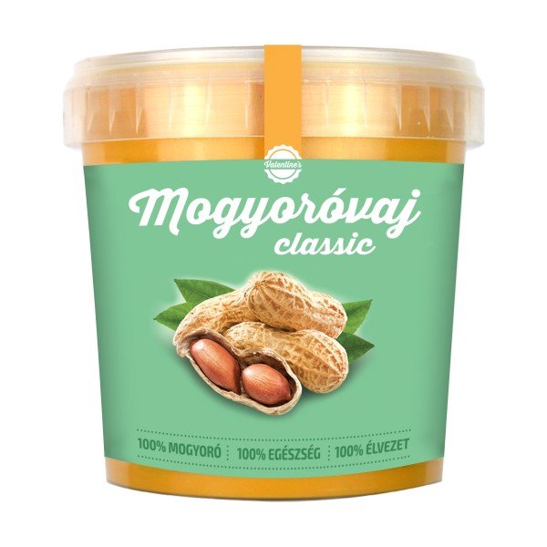 Valentines arašidové maslo 100% klasické hodvábne  800 g - 86191