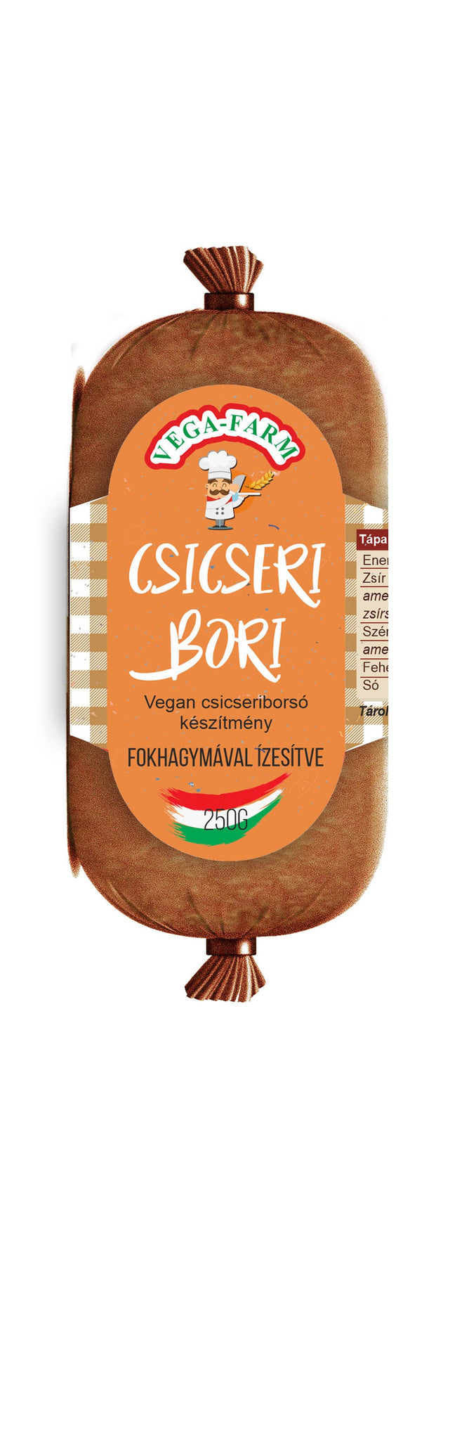 Vega Farm csicseri bor smoked vegan csicseri bor s česnekom 250 g