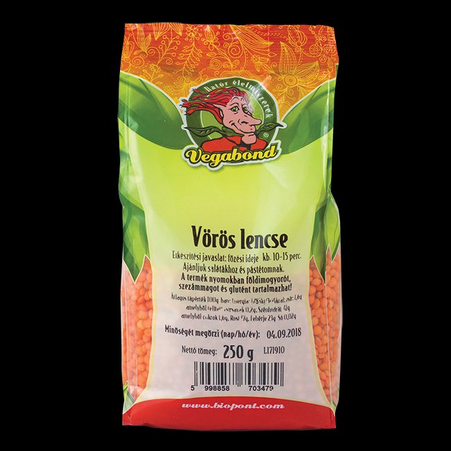 Vegabond červená šošovica 250 g - 34150