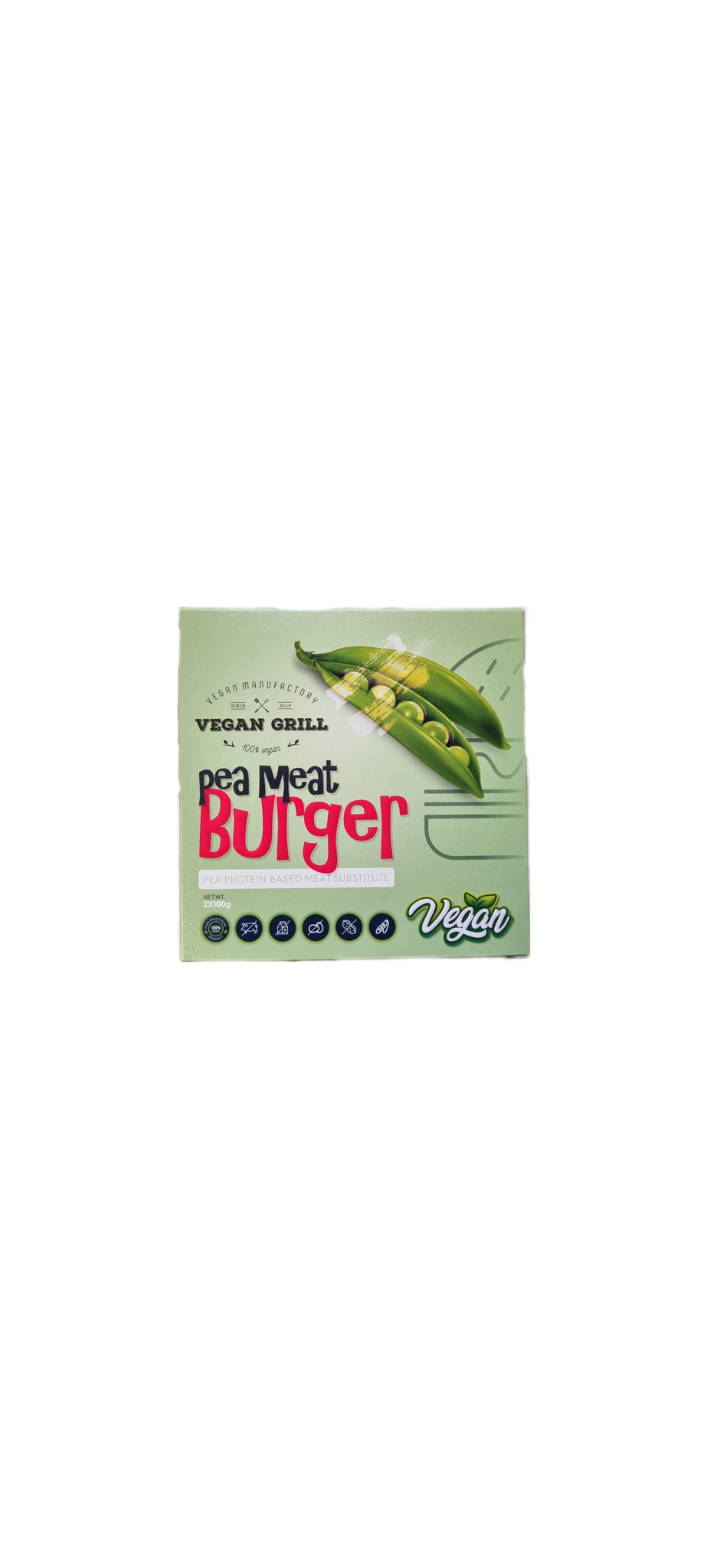 Vegan Grill vegánsky burger Peach Protein 200 g