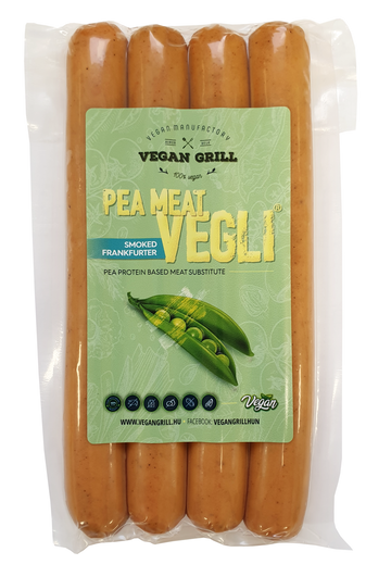 Vegan grill vegli peach bielkoviny dymené frankfurter koláčik náhrada 180 g