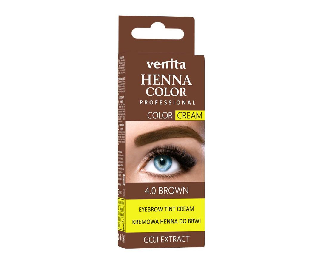 Henna Color Condicioner  permanentný krém na riasy a obočie s plodmi goji 15 g - 91757