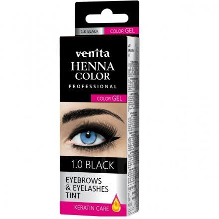 Venita henna color bylinná farba na obočie, 1.0 čierna 15 g - 57353