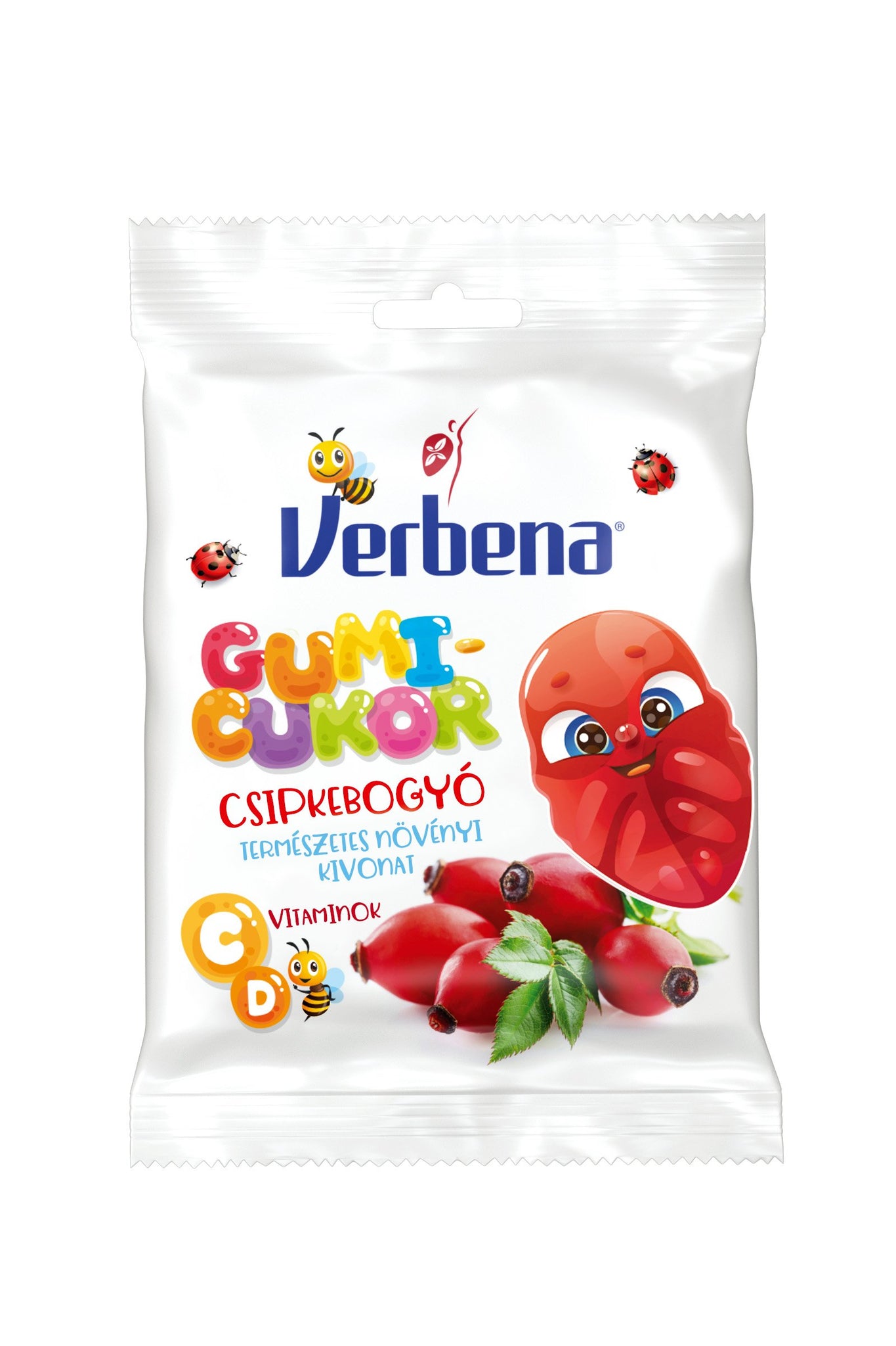 Verbena gumené cukríky  šípkové 90 g - 90426