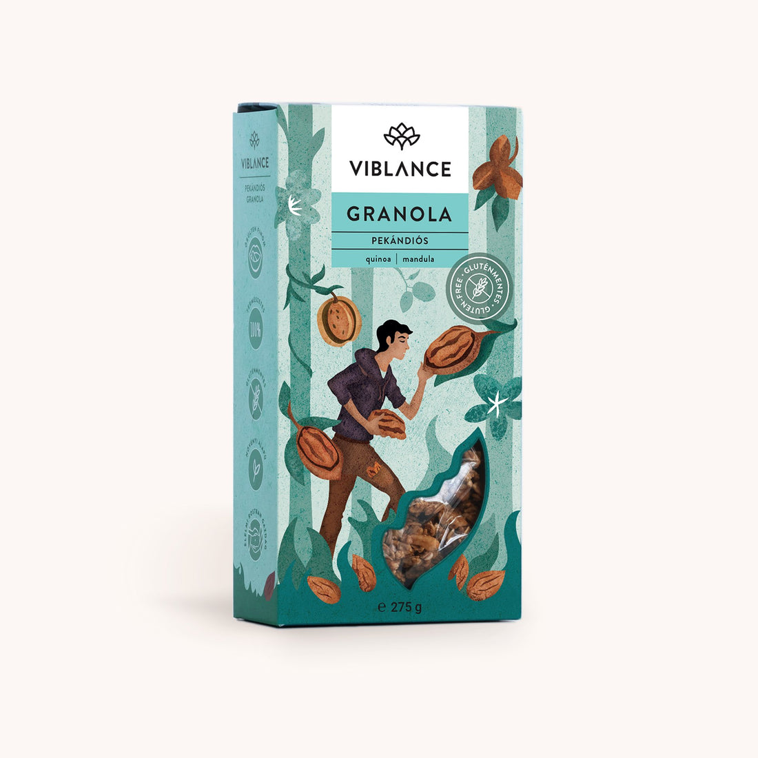 Viblance Bezlepková Granola s pekanovými orechmi 275 g - 86908
