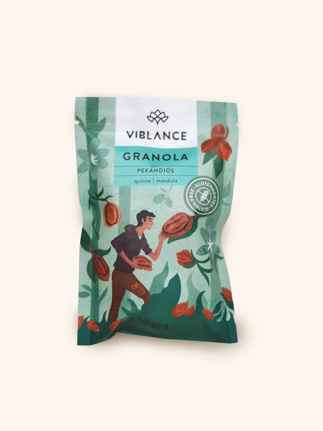 Viblance Bezlepková Granola s pekanovými orechmi 60 g - 90863