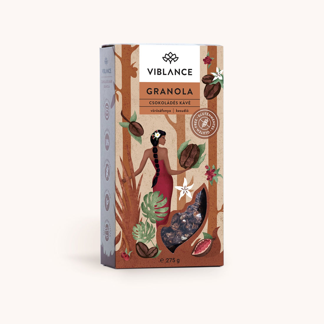 Viblance Bezlepková Granola čokoládovo-kávová 275 g - 86913