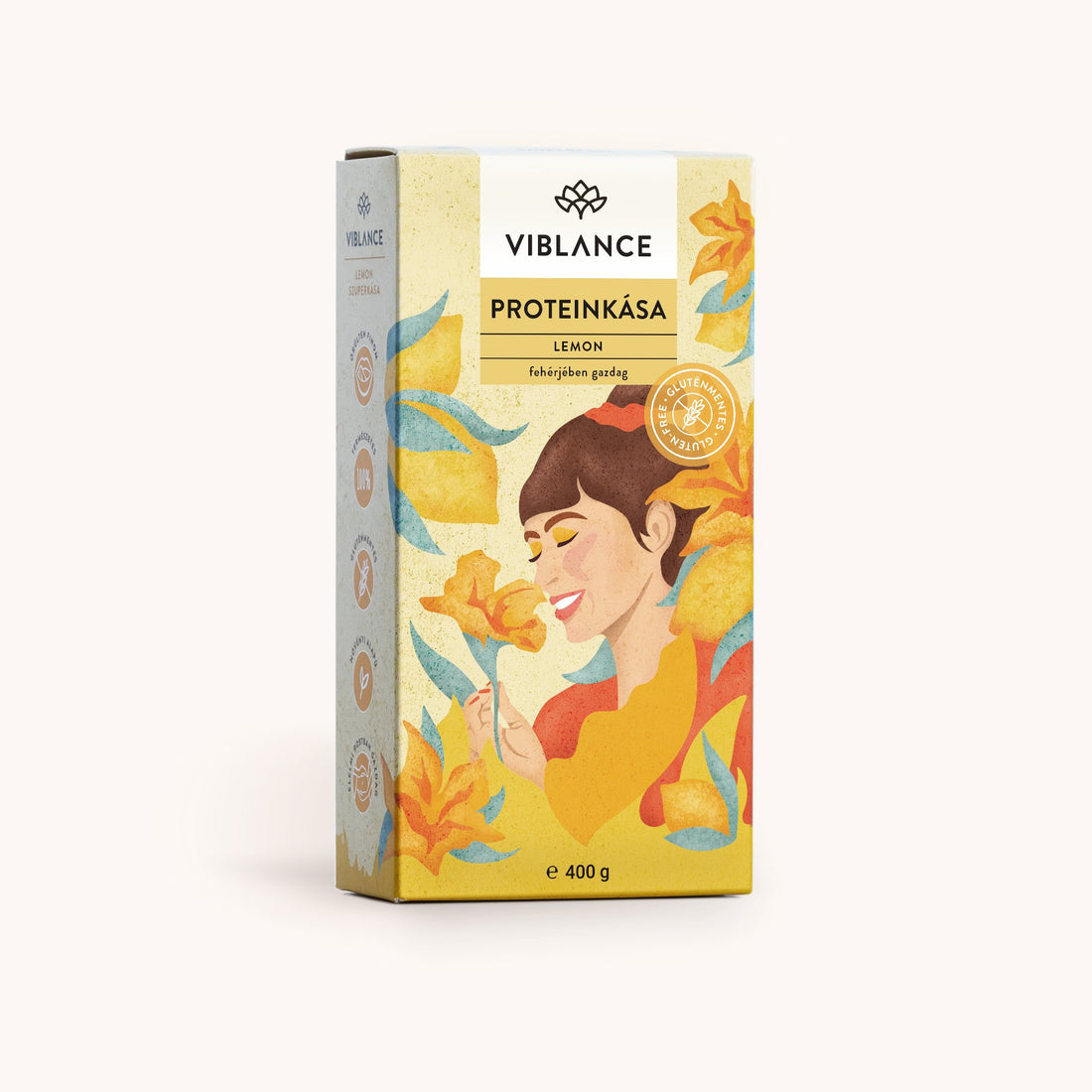 Viblance Bezlepková Ovsená proteínová kaša citrón 400 g - 59886