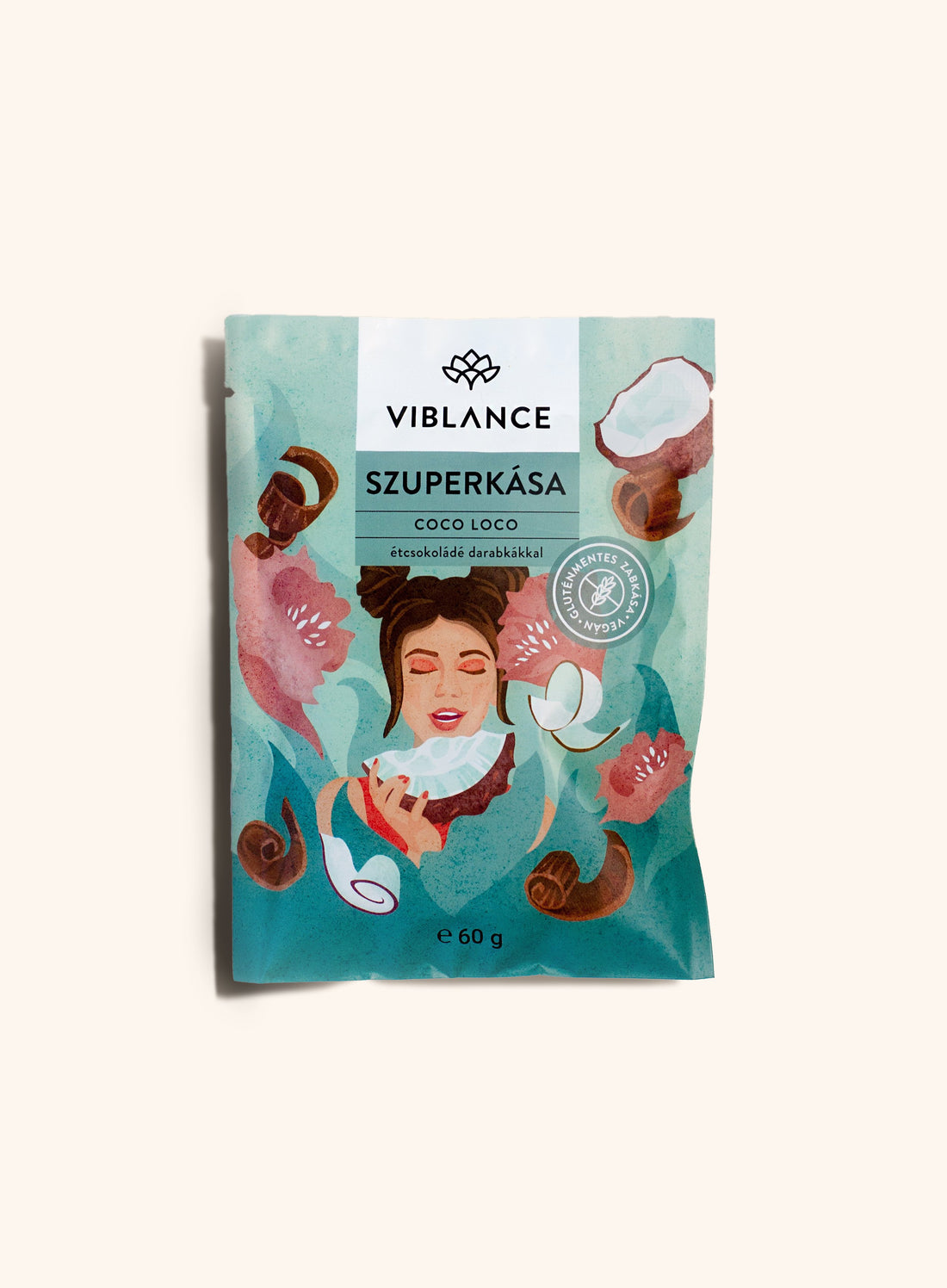 Viblance Coco Loco Bezlepková Ovsená Superkaša kokosové šialenstvo 60 g - 90872