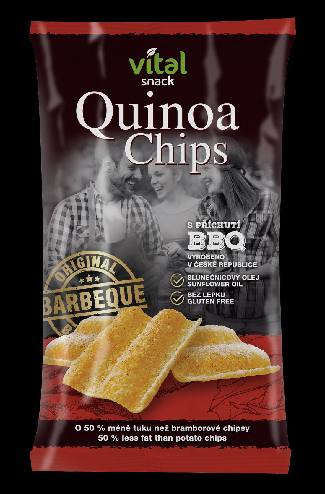 Vital Snack quinoa chips BBQ 60 g - 88026