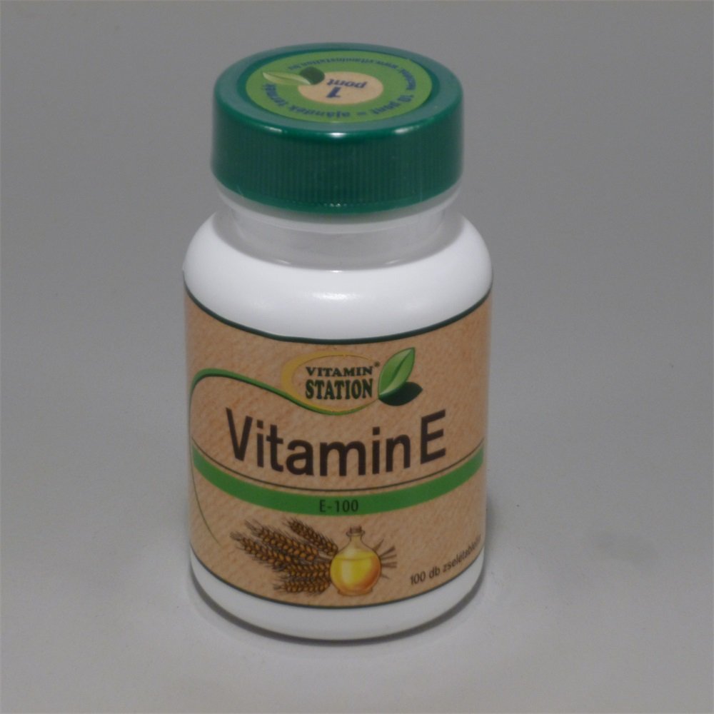 Vitamín Station vitamín E tablety 100 tabliet - 24119