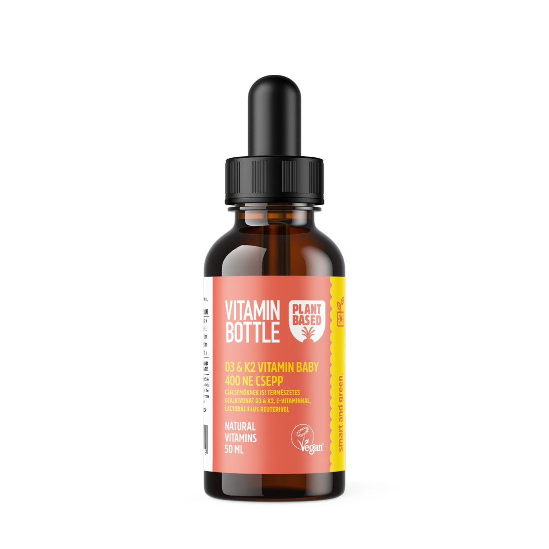 Vitamínová fľaša vitamín d3+k2 vitamín baby 400ne kvapky 10 ml - 95685