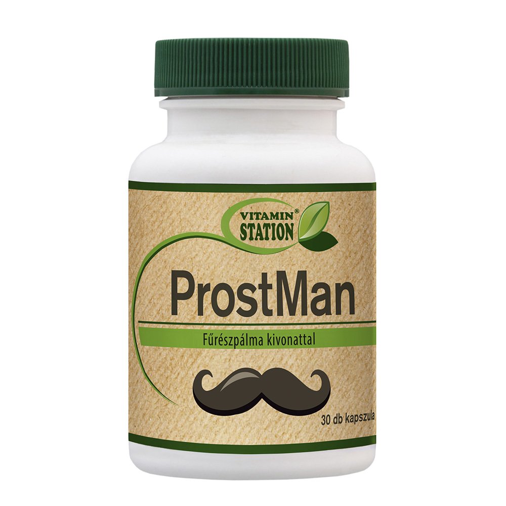 Vitamín Station ProstMan s extraktom  Serenoa plazivá  30 kapsúl - 57778