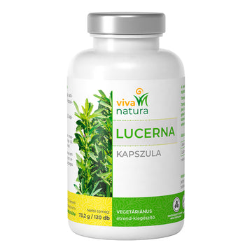Viva natura lucerna vegetariánske kapsule 100% 120 kusov