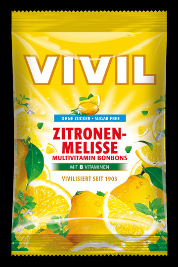 Vivil multivitamín bez cukru osviežujúci citrónový cukor 60 g - 84874
