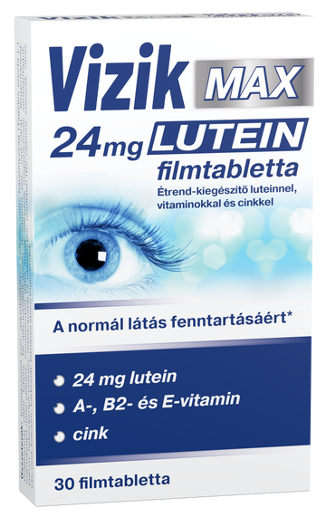 Vizik max 24 mg luteínu s doplnkom stravy luteínu, vitamínov a zinku