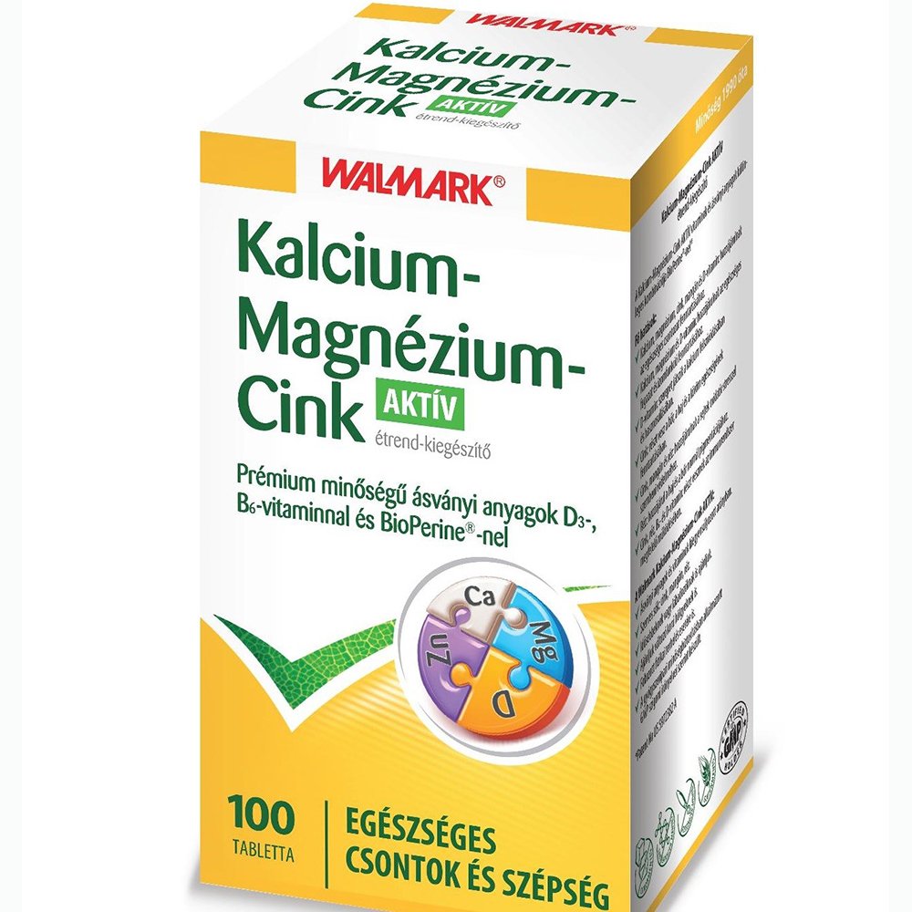 Walmark vápnik horčík zinok aktívny 100 ks - 54140