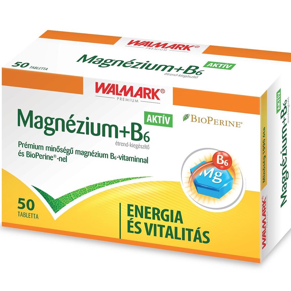 Walmark magnézium b6 vitamín active 50 ks - 54143