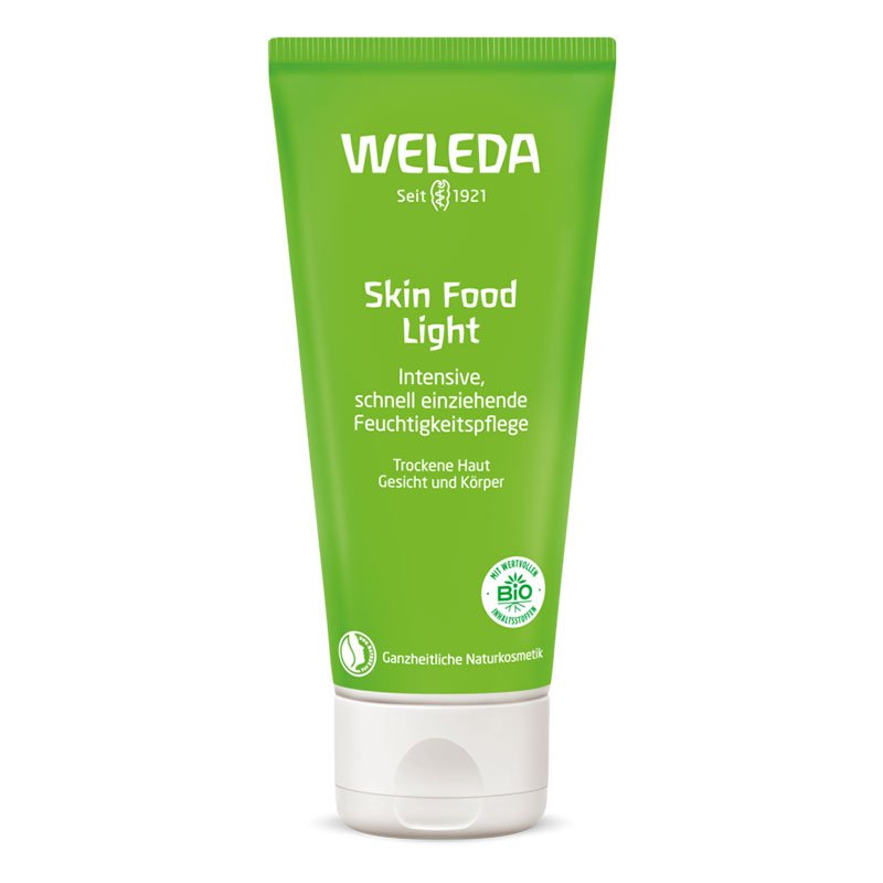 Weleda skin food light rýchlo sa vstrebávajúci, intenzívne hydratačný krém na tvár a telo, suchá pokožka 75 ml - 83969