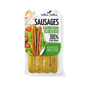 Well-Well vegánsky grilované horčík štvorcové zelenina 250 g
