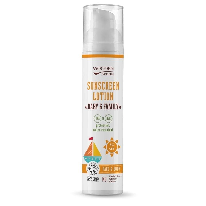Wooden spoon   opaľovacie mlieko a telové mlieko spf 30 100 ml - 87275