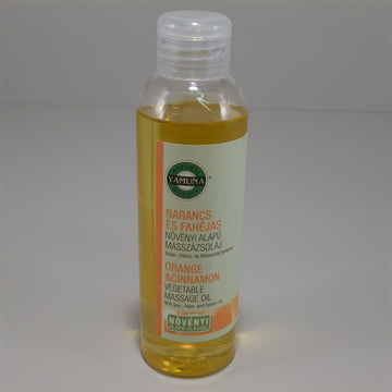 Yamuna rastlinný masážny olej pomarančová kaneľ 250 ml