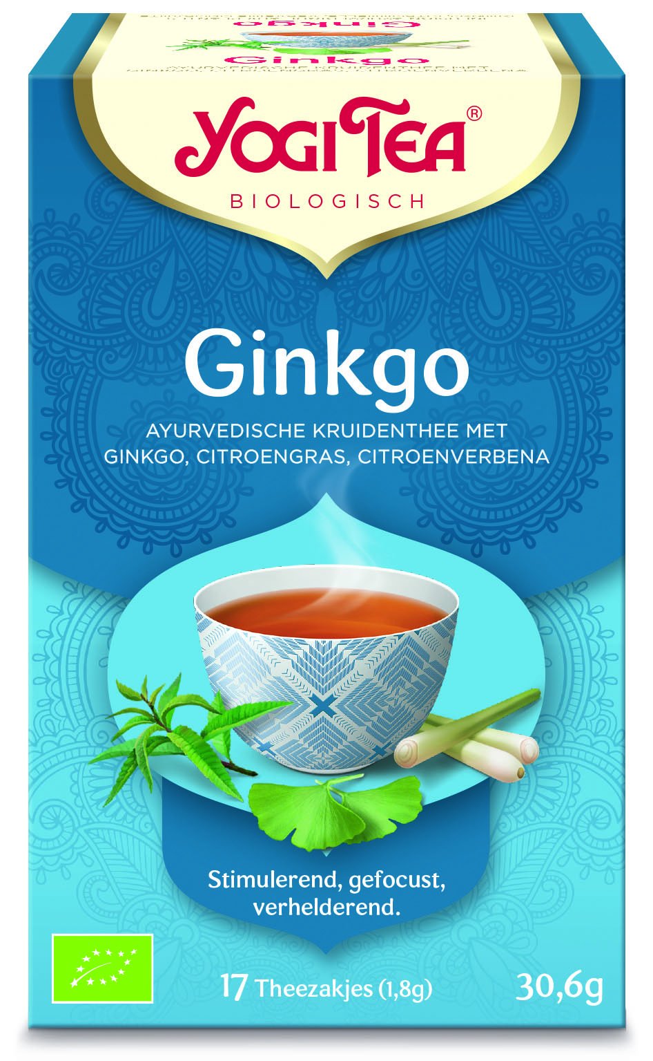 Yogi organický čaj ginkgo 17x1,8g 31 g - 94167