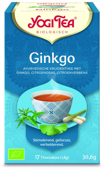 Yogi organický čaj ginkgo 17x1,8g 31 g - 94167