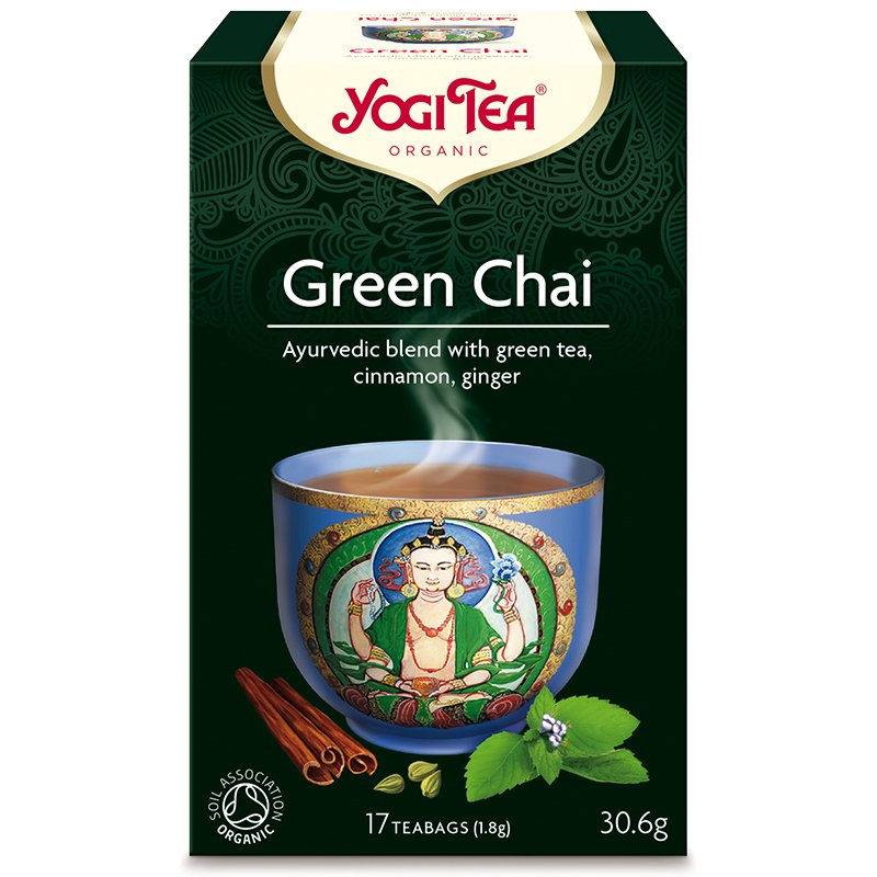 Yogi organický čaj green chai 17x1,8g 31 g - 32523