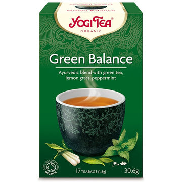 Yogi organický čaj zelený balance 17x1,8g 31 g - 32525