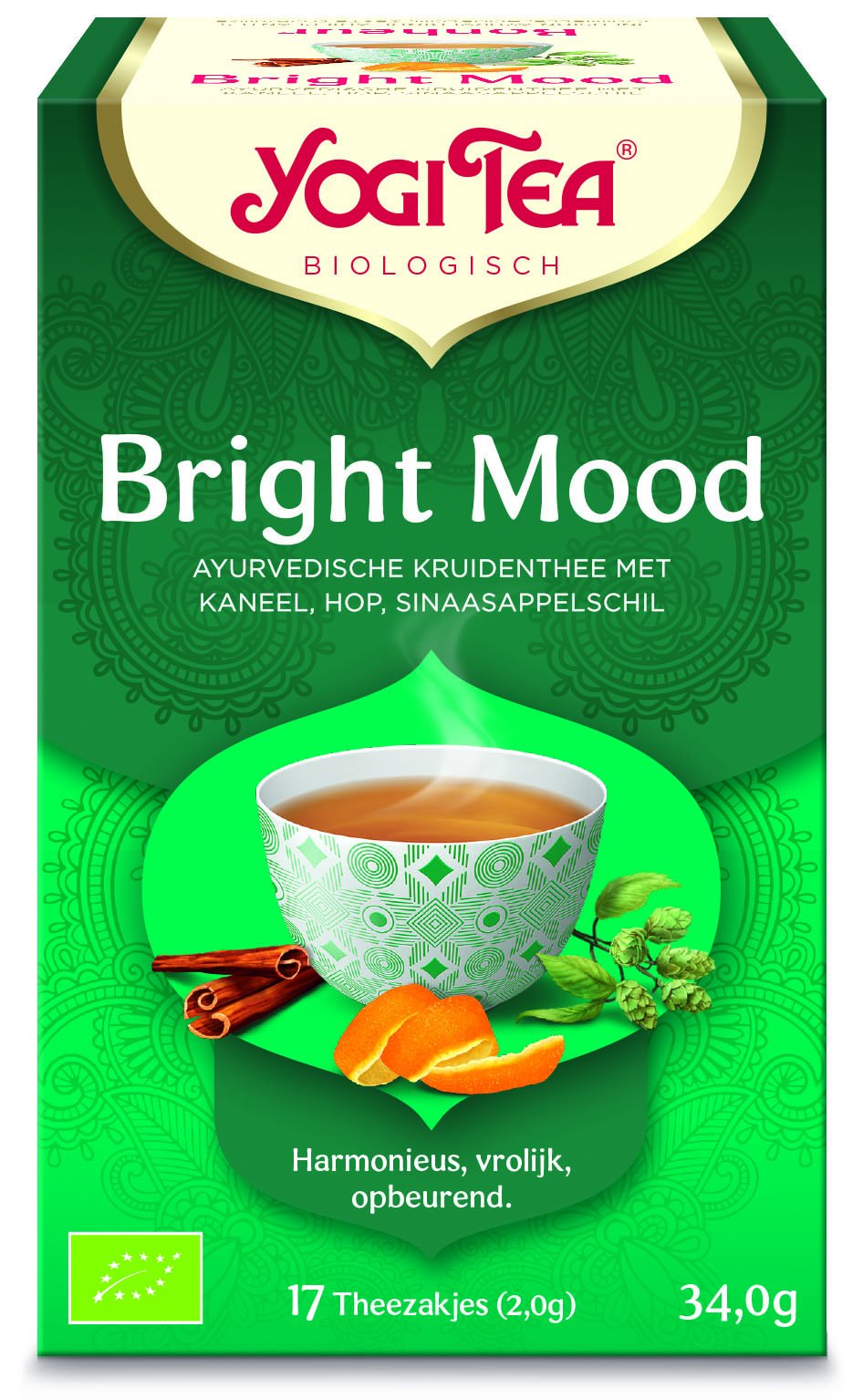 Yogi organický čaj bright mood 17x2g 34 g - 94168