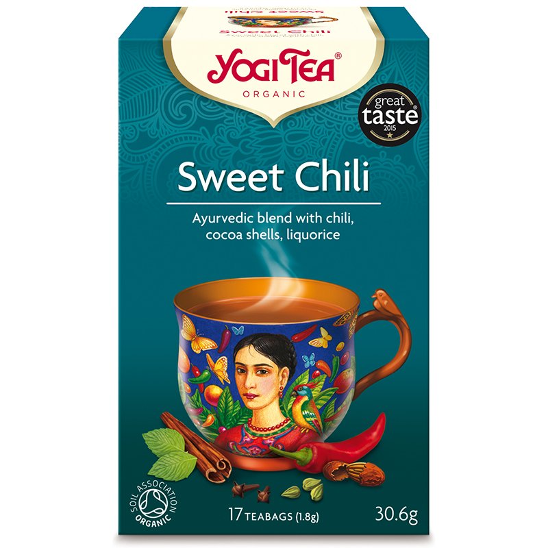 Yogi organický čaj sweet chilli mexické korenie 17x1,8g 31 g - 32370