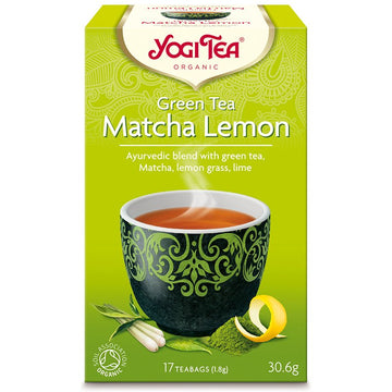 Yogi organický čaj zelený matcha citrón 17x1,8g 30 g - 50062
