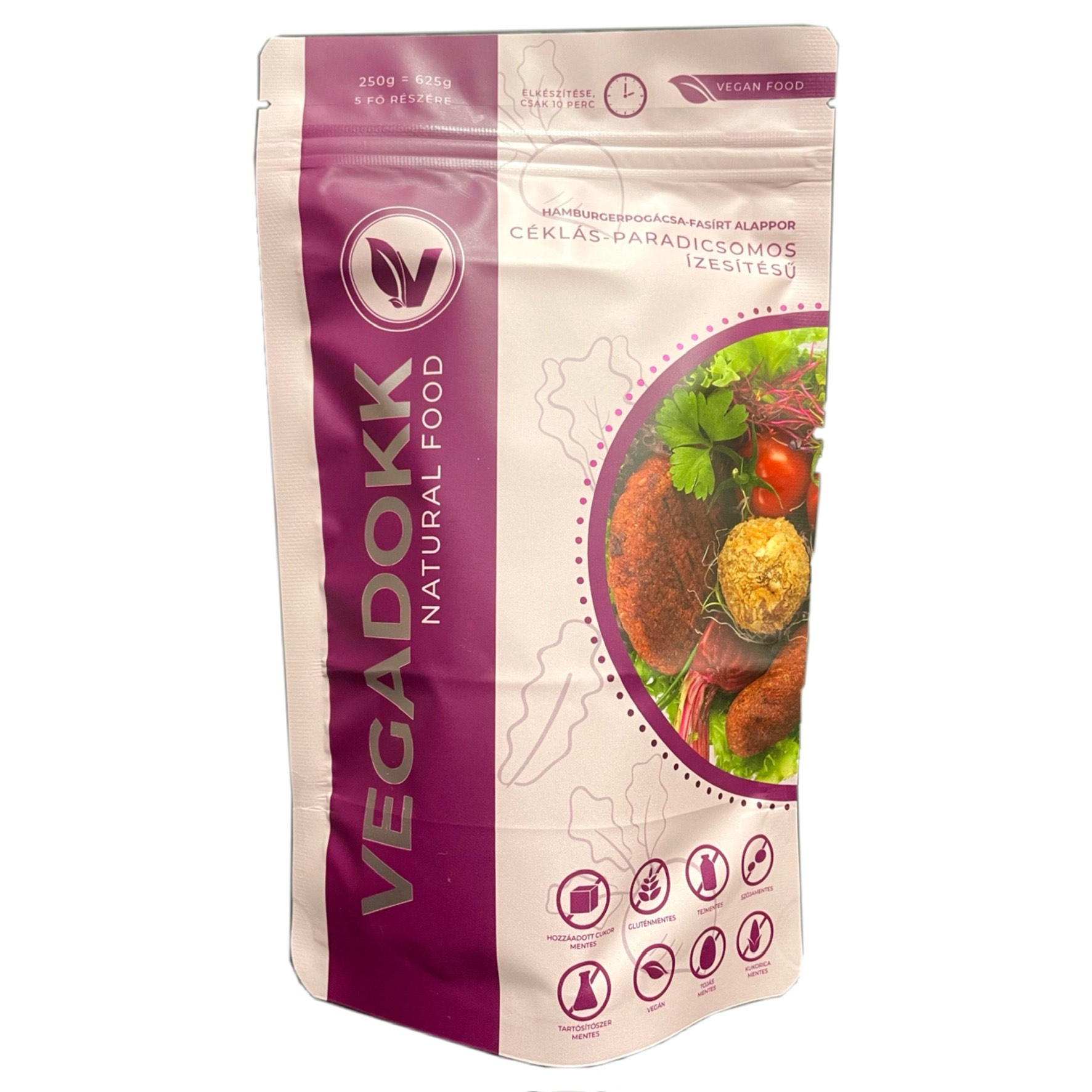 Základná prášok vegadokk hamburger-pomazaný mäso 250 g