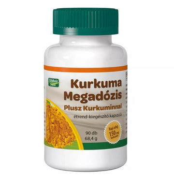 Zelená krv kurkuma megadose plus kurkumín doplnok stravy kapsuly 90 kapsúl - 95497