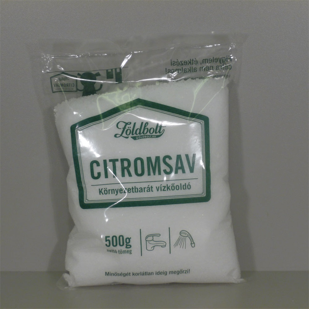 Zelená kyselina citrónová ekologický vodný roztok 500 g