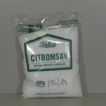 Zelená kyselina citrónová ekologický vodný roztok 500 g