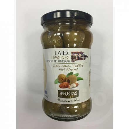 Zelené amandulky s olivovými plodinami 314 ml