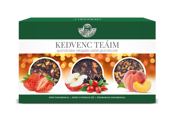 Zelenina obľúbený čaj ovocné čaje výber 3x50g 150g