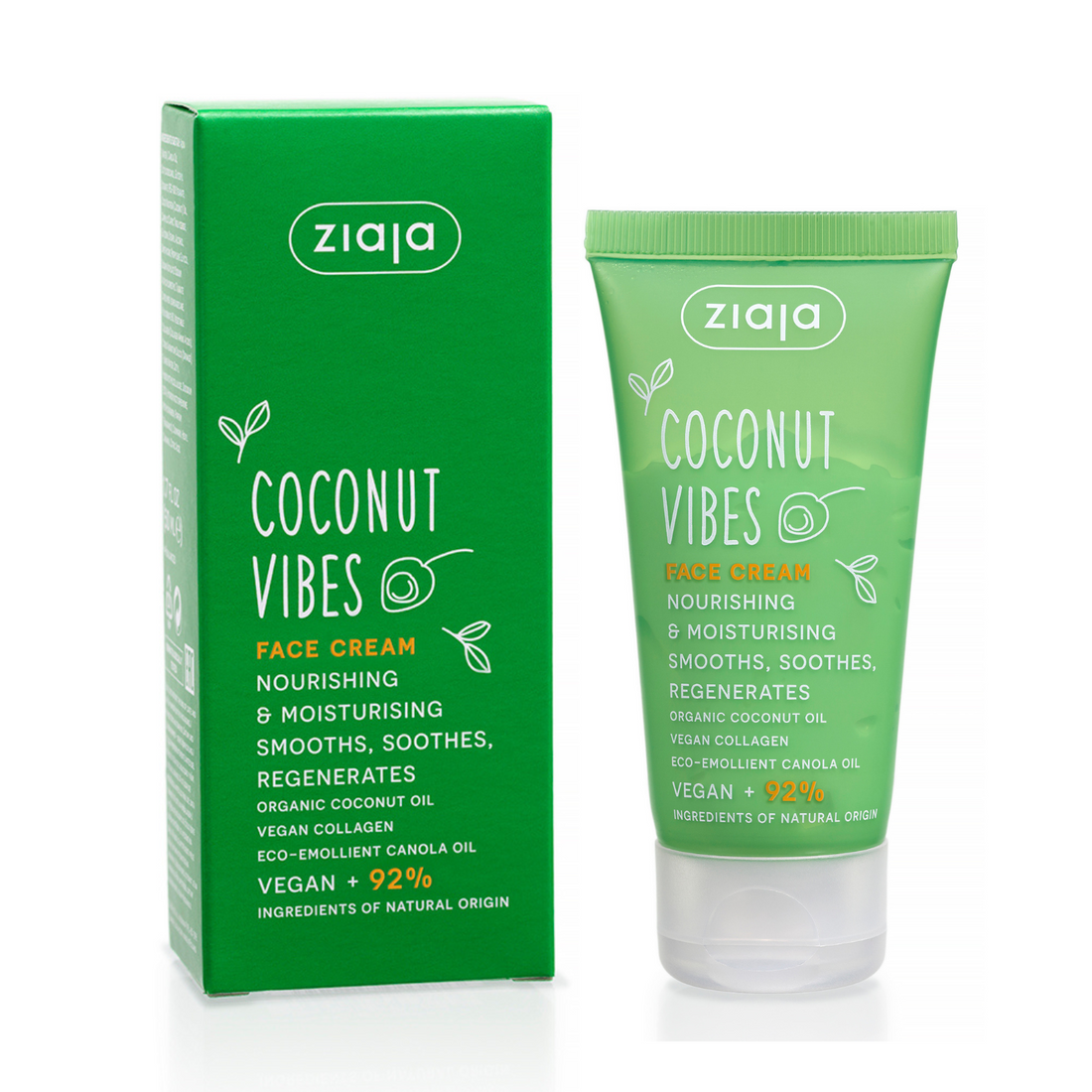 Ziaja kokosový krém na tvár 50 ml - 96699