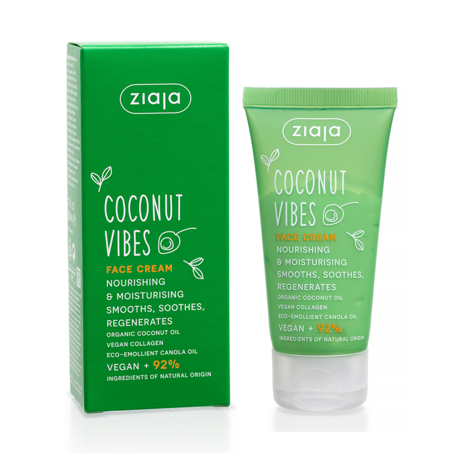Ziaja kokosový krém na tvár 50 ml - 96699