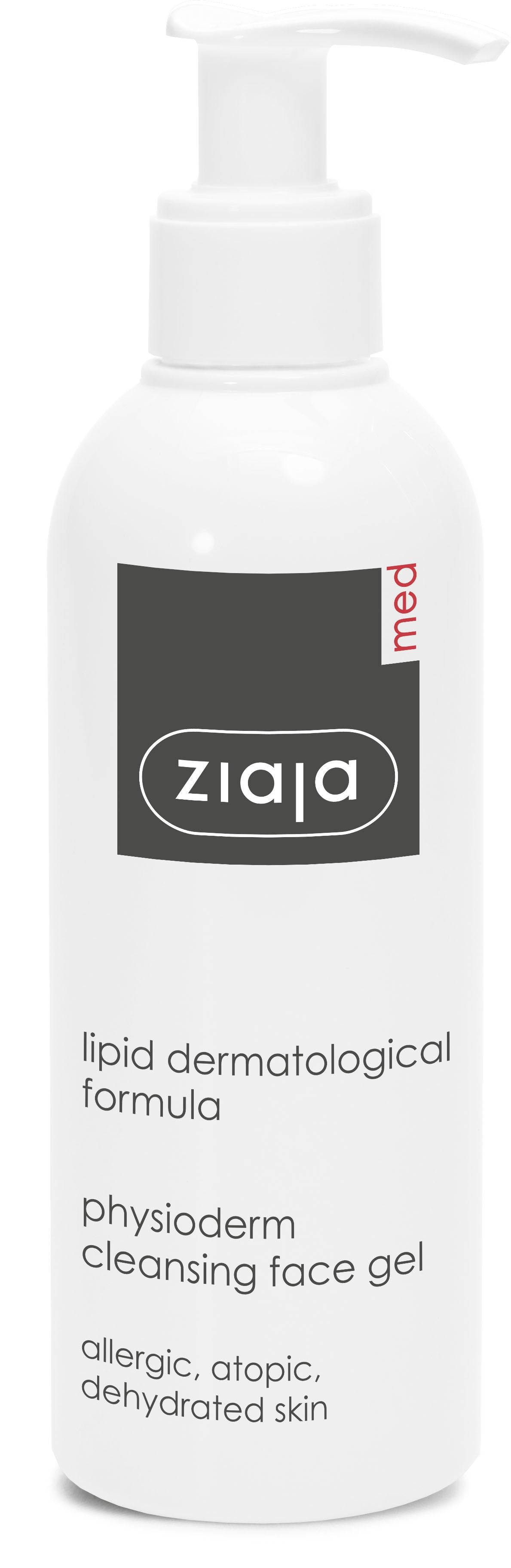 Ziaja Med čistiaci gél na tvár pre alergickú, atopickú a dehydrovanú pleť 200 ml - 91947