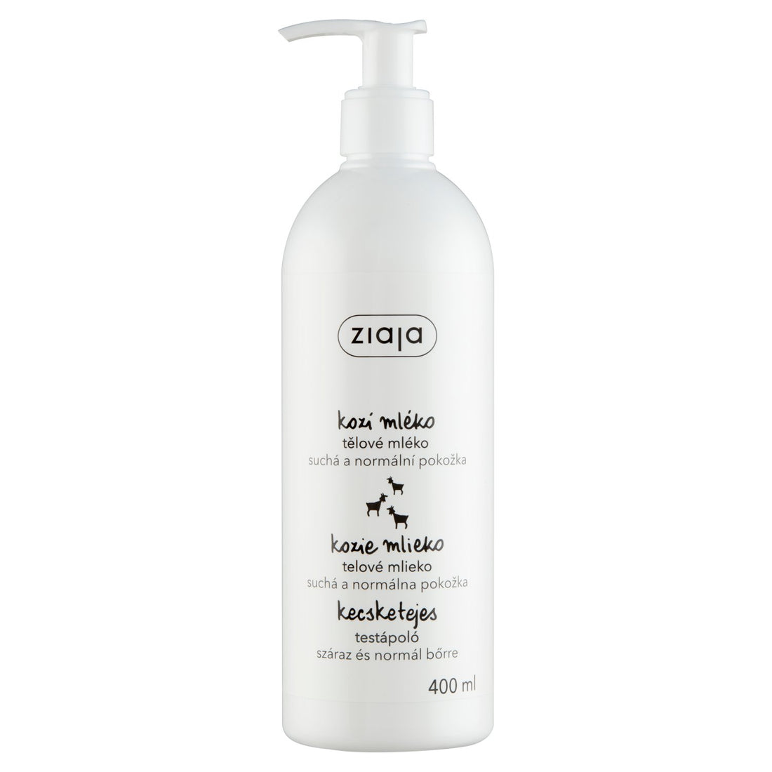 Ziaja telové mlieko z kozieho mlieka s pumpičkou 400 ml - 53046