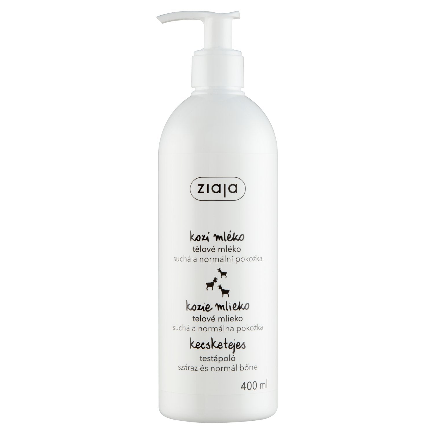 Ziaja telové mlieko z kozieho mlieka s pumpičkou 400 ml - 53046