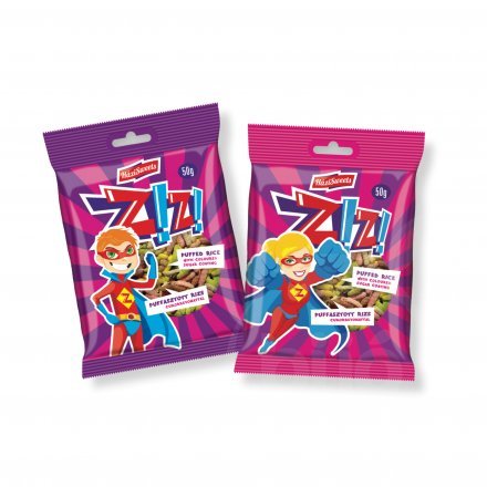 Zizi pufovaná ryža s cukrovou polevou 50 g - 56365